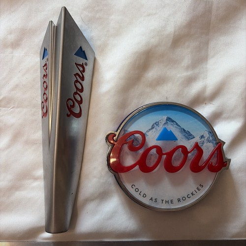 Coors beer pump handle and - coors,