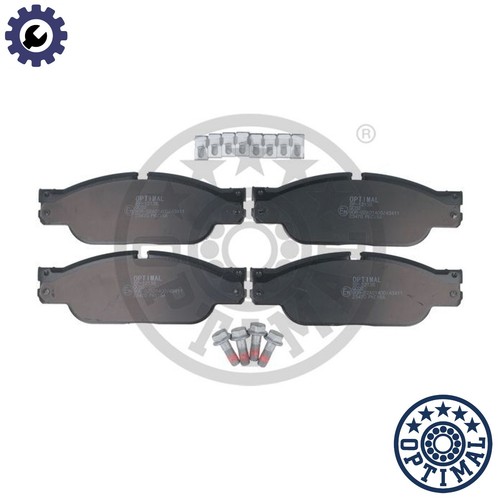 Brake pad set disc - set,