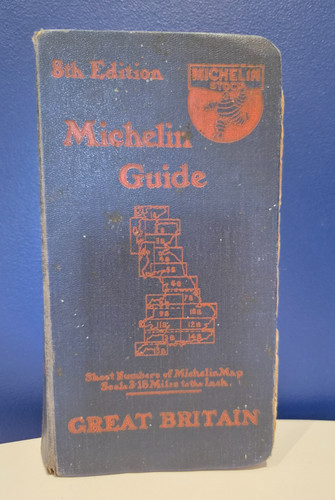 Vintage 1926 michelin guide - vintage,