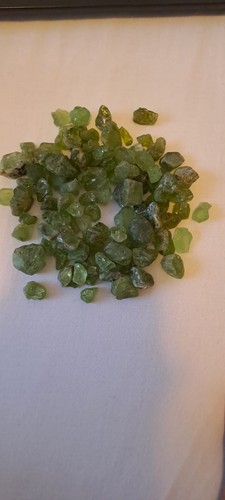 Rough peridot stones loose - stones,