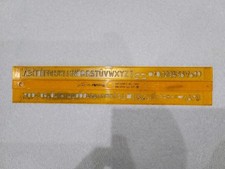 Vintage Rotring lettering stencil Art. 342 070 7mm/0.7mm made in Germany