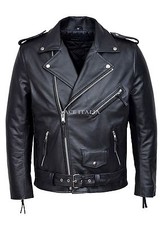 Mens Jacket BRANDO Black