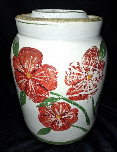 Antique rare crock yellow ware - rare,
