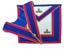 Masonic Mark Provincial Undress Lambskin Apron & Collar PLUS FREE GLOVES