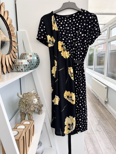 Next wrap dress bright yellow - dress,