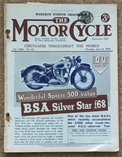 The MOTOR CYCLE Magazine 1 JUN 1939 #1886 ULSTER GRAND PRIX Sunbeam Spring Frame