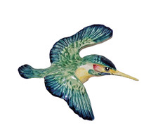 Decorative Vintage Beswick Rare Kingfisher Wall Hanging 20 cm Long Collectable
