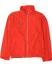 SLAM Mens Tracksuit Top Jacket Medium Orange Nylon CP13