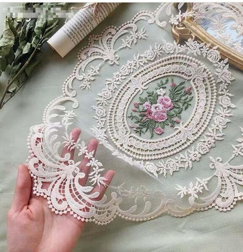 2pack retro lace placemats - 2pack,
