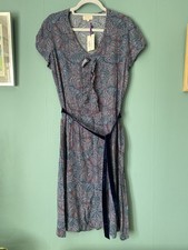 Vintage Paisley Print Dress