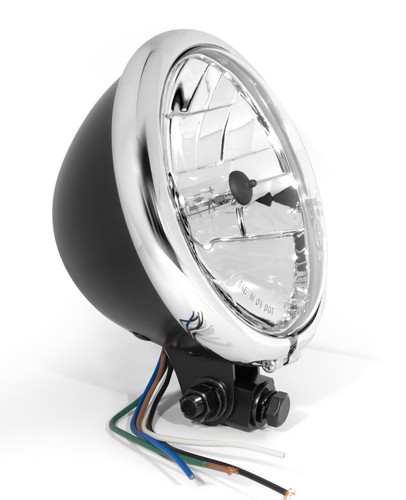 Headlight black chrome - 53/4",