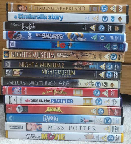 Kids dvds bundle joblot - kids,