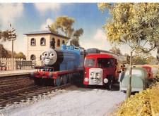 COMIC POSTCARD THOMAS THE TANK ENGINE CONTINENTAL SIZE GOOD PLUS VERY GOOD