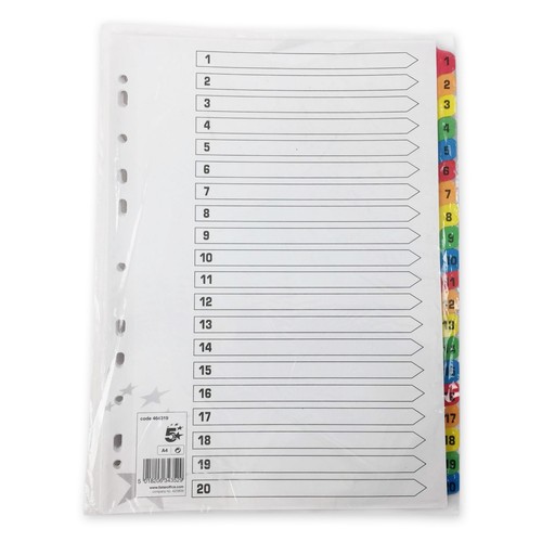 File dividers - a4,