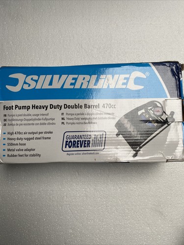 Silverline foot pump heavy - foot,