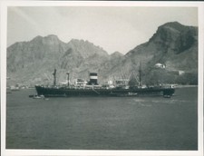 Photo Merchant Ship Gibraltar Taken From HMS Victorious 4.5 x 3.5 inches p4