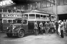 (ss-181) London Transport Mobile Catering Bus Circa 1945#Modern Repro#