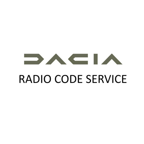 Dacia radio code sandero - code,