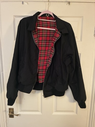 Mensblack bomber jacket red - jacket,
