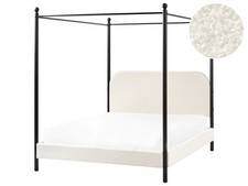 Four Poster Bed Boucle