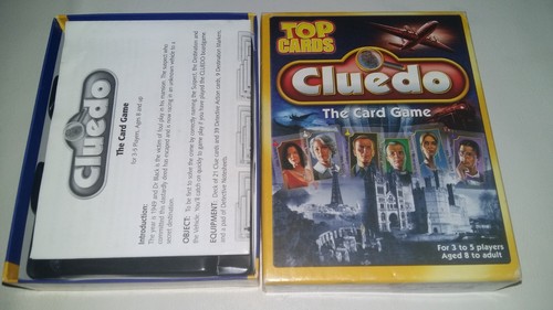 Cluedo the card game excellent - the,