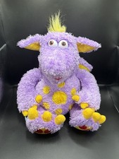 Vintage Rare Tikkabilla Tamba Interactive Dragon Soft Toy 2002 CBeebies - Good