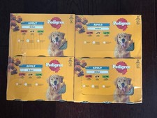 Pedigree Adult Wet Dog Food 6x400g Meaty Meals in Jelly Cans (Pack of 4)
