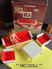 ? Vintage 1970s Boxed Pippa Doll Size Furniture - VGC