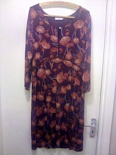 Dress adini burgundy - adini, floral