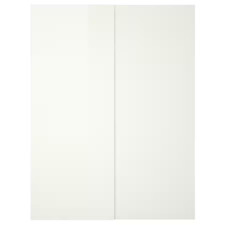 Ikea wardrobe sliding doors 4 x 75cm and 4 x 75cm frames