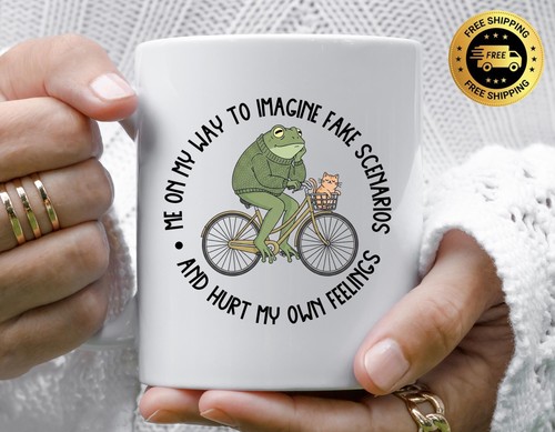 Funny frog mug - funny,