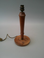 SCANDI TEAK WOOD TABLE LAMP