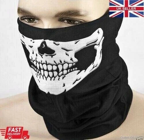 Skull face mask - mask, skeleton