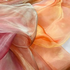 Multi-coloured RAINBOW Organza