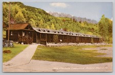 The Chalets Oakwood Rustic Motel Elgin Moray Postcard M&L National Series