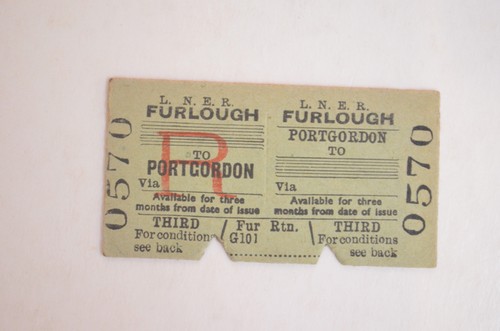 Railway ticket lner blank - railway,