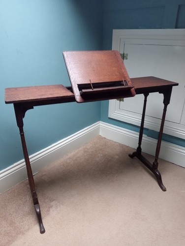 Edwardian oak music book - oak,