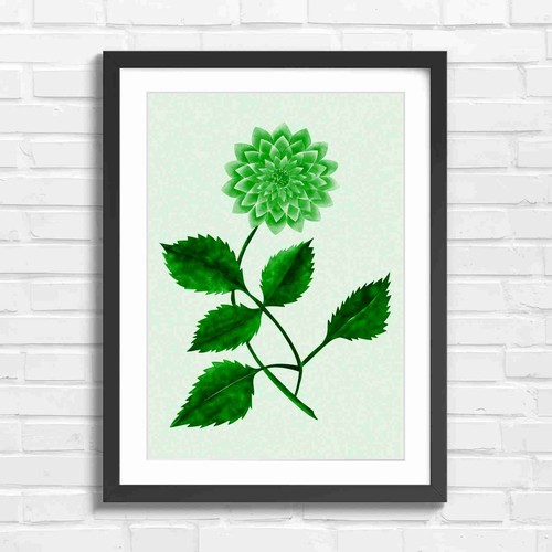 Vintage orange dahlia - vintage,