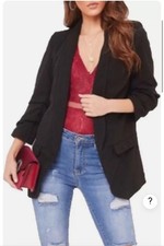 Ladies Ruched sleeve blazer