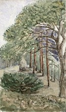 Scottish Rural Landscape - Scotland - Small Watercolour Painting - 19th Century