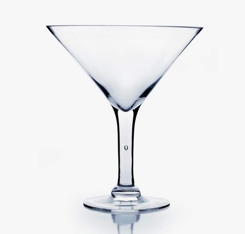 40cm glass martini vase