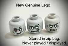 Lego 3 X Zombie Monster Fighter Bride Groom Minifigure Minifig Head 10228 9475
