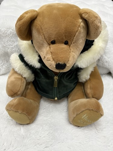 Harrods teddy bear - teddy, green