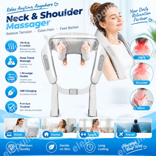 Neck shoulder massager - neck,