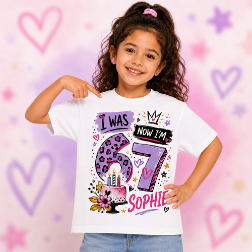 Personalised 7th birthday girl - personalised,