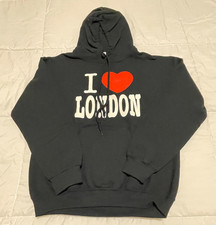 BLACK HOODIE I LOVE LONDON