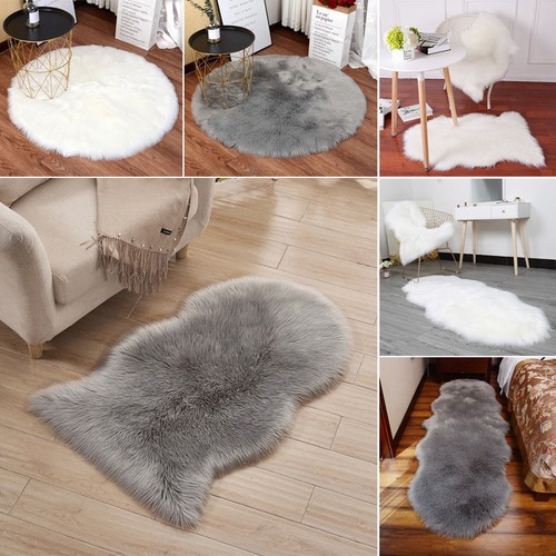 Soft fluffy sheepskin chair - fluffy,