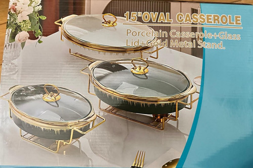 Luxury ceramic chafing dish - ceramic,