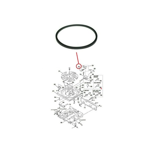 Square mechanism rubber - square, cd
