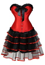 Burlesque Corset Skirt Basque